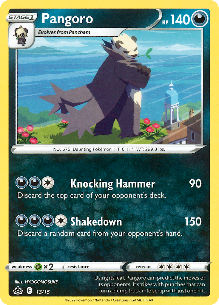 McDonald’s Match Battle Pangoro #13